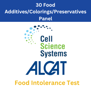 Walk-in-lab Lab Test: 30 Food Additives, Colorings, & Preservatives Panel - ALCAT Test Kit